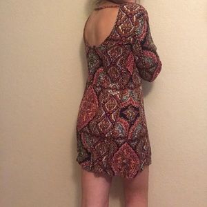 colorful print dress